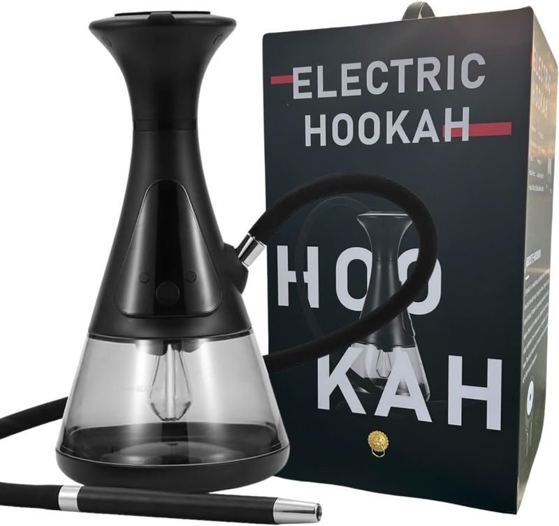 Photo 2 of 
Electric Hookah - Coal Free, Carbon Dioxide Free, Toxin Free Hooka, Adjustable Heating, Hookah For Car, Portable For Traveling, Reusalbe Ceramic Pods For.