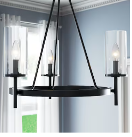 Photo 1 of Progress Lighting Strahan 3-Light Black Transitional Led; Dry Rated Chandelier
Item #1341850 |

Model #P500265-031

Shop Progress Lighting
