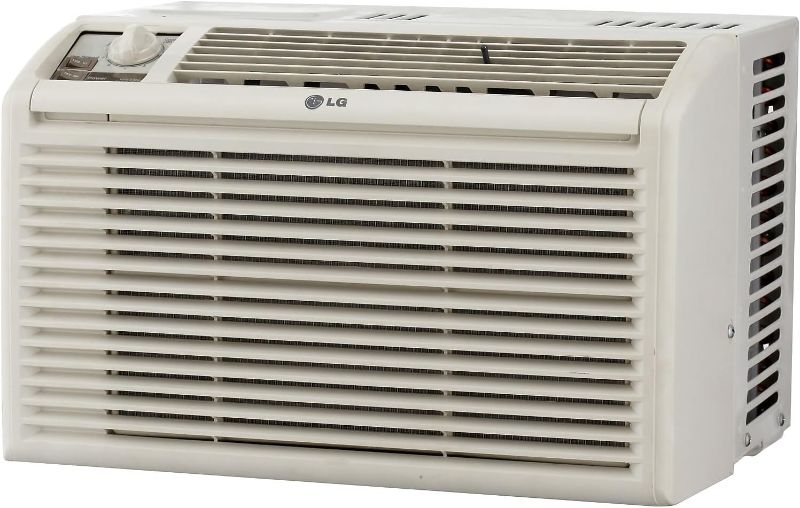 Photo 1 of LG 5000 BTU Window Air Conditioner with Mechanical Control, White (LW5016)