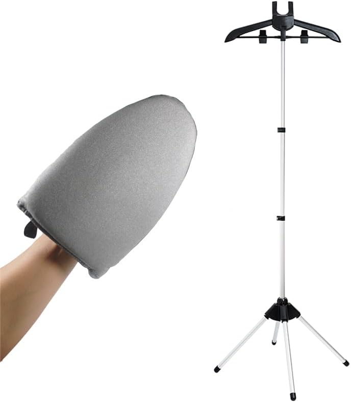 Photo 1 of Garment Steamer Ironing Gloves and Garment hanger for steaming clothes,Steam rack for clothes,Handheld garment steamer rack,Clothes hanger for steam ironing