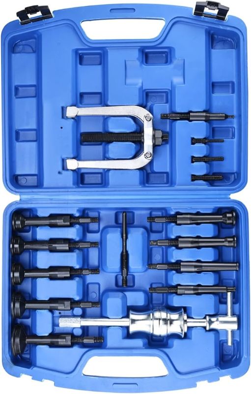Photo 1 of Blind Bearing Puller Tool Set Blind Hole Remover Inner Internal Bearing Extractor Set 8-58mm Collets Size