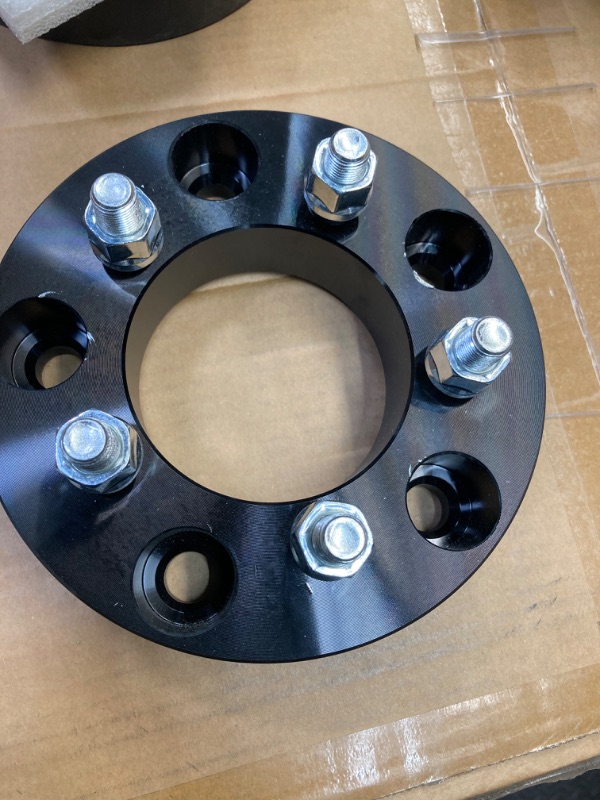 Photo 6 of 5x4.5 to 5x5 Wheel Adapters Conversion Compatible with JK XK WK WJ Wheels on Tj Yj Kk Xj Mj Kj Zj Vehicle, 1.25 inch 5x114.3mm to 5x127mm Forged Wheel Adapter with 1/2-20 Studs & 71.5mm Bore