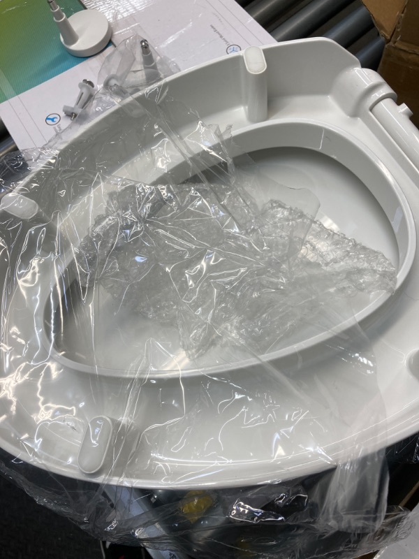 Photo 1 of Kohler Hyten Elongated Closed-Front Toilet Seat with Soft Close