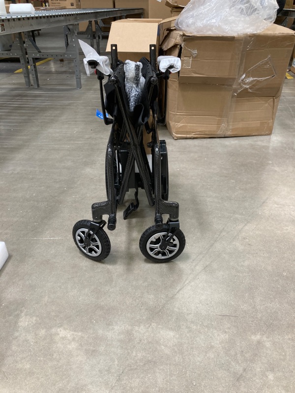 Photo 1 of Journey Air Elite Lightweight Folding Power Chair - World's Lightest at 26 lbs - Portable Motorized Mobility Chair - Foldable Electric Wheelchairs for Adults