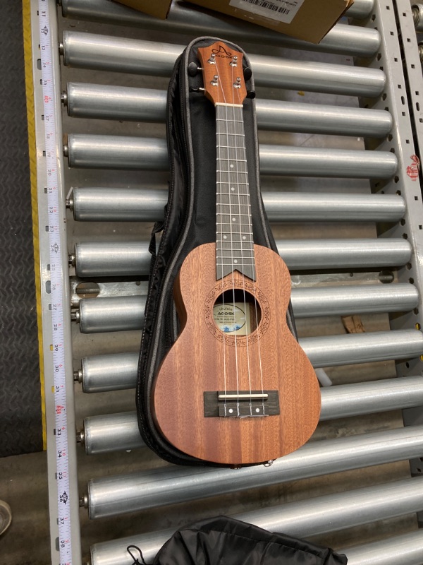 Photo 2 of AODSK Soprano Ukulele for Beginner 21 Inch Ukelele Kit with Gig Bag StrapTuner Strings Picks Cloth Holiday Gift https://a.co/d/bJ44aLr