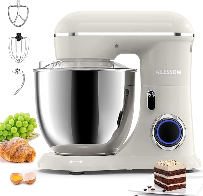 Photo 1 of AILESSOM 3-IN-1 Electric Stand Mixer, 660W 10-Speed With Pulse Button