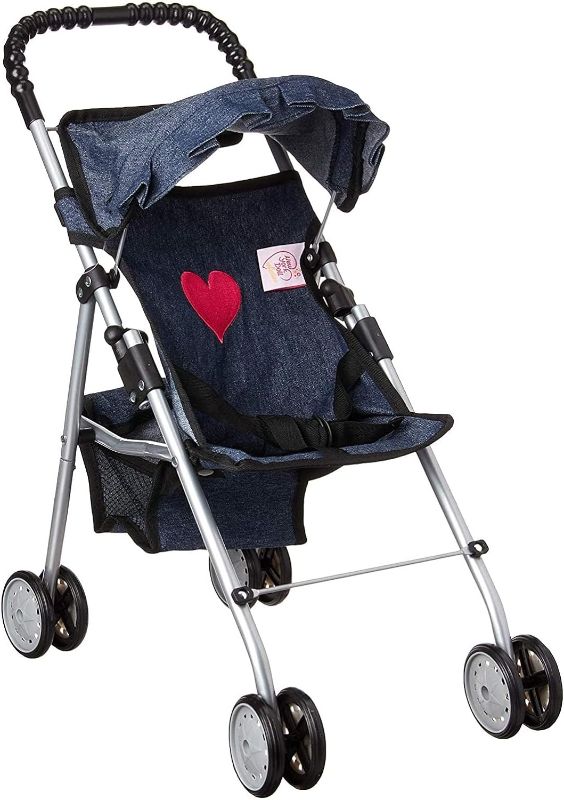 Photo 1 of My First Doll Stroller Denim for Baby Doll