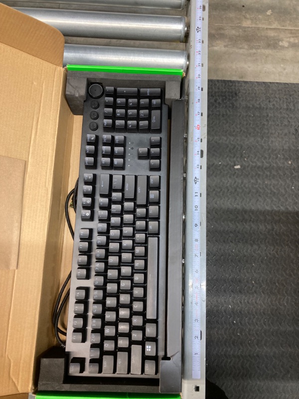 Photo 2 of Razer Huntsman V2 Pro Esports Gaming Keyboard: Analog Optical Switches with Rapid Trigger & Adjustable Actuation - Media Keys & Dial - Doubleshot PBT Keycaps -