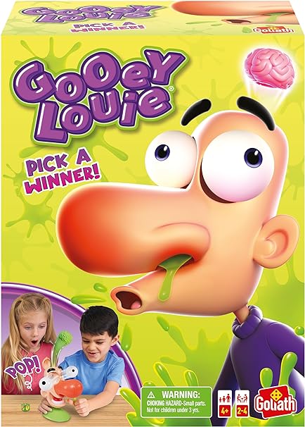 Photo 1 of Goliath Gooey Louie Game - Pull Gooeys Out of Louie's Nose Game
