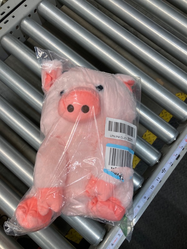 Photo 2 of Aurora® Round Rolly Pet™ Prankster Pig™ Stuffed Animal - Adorable Companions - On-The-Go Fun - Pink 5 Inches