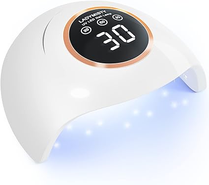 Photo 1 of 72W UV LED Nail Lamp Light Dryer for Nails Gel Polish with 18 Beads 3 Timer Setting & LCD Touch Display Screen, Auto Sensor, Professional Nails