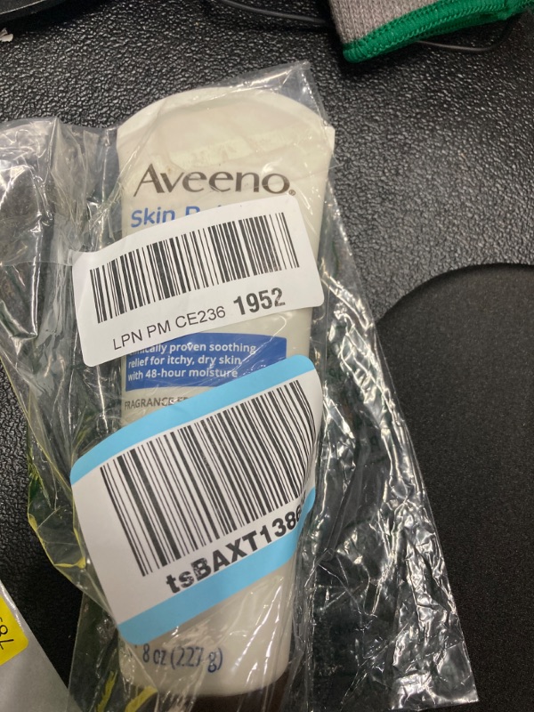 Photo 2 of Aveeno Skin Relief 24-Hour Moisturizing Lotion for Sensitive Skin with Natural Shea Butter & Triple Oat Complex, Unscented Therapeutic Lotion for Extra Dry, Itchy Skin, 8 fl. oz