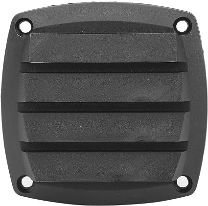 Photo 1 of 3 Inch Soffit Exhaust Vent,Plastic Louver Soffit Air Vent,Rectangle Vent Cover Air Vent,Marine Air Vent Grille Ventilation Ducting Louver Cover Black Plastic