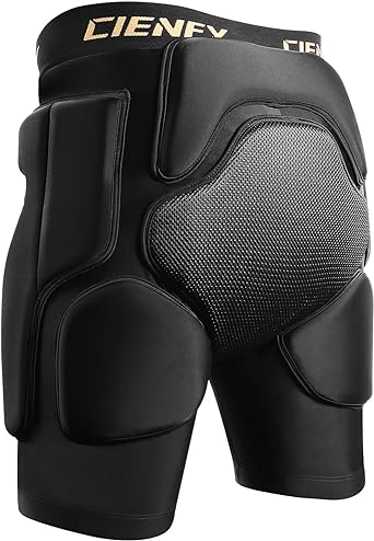 Photo 1 of 3D Hip Protective Padded Shorts EVA Tailbone pad Impact Gear for Skiing Skating Snowboarding Skateboarding