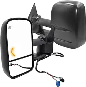Photo 1 of AERDM New Pair Towing mirrors Set Power Tow Heated Telescoping with Arrow Signal Light Side Mirrors Fit Chevy/GMC/Cadillac Silverado Sierra Avalanche Suburban Tahoe Yukon XL Escalade EXT ESV