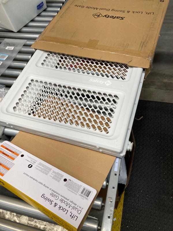 Photo 1 of Safety 1st Pressure Mount Lift, Lock and Swing Gate, Fits Spaces Between 28" and 42" Wide
