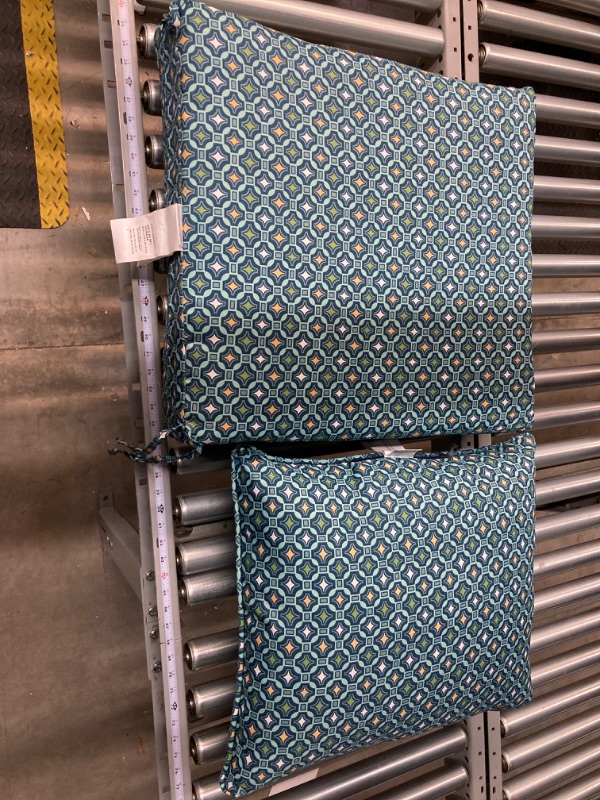 Photo 1 of Arden Selections Outdoor Deep Seating Cushion Set 24 x 22, Alana Tile 24 x 22 Alana Tile