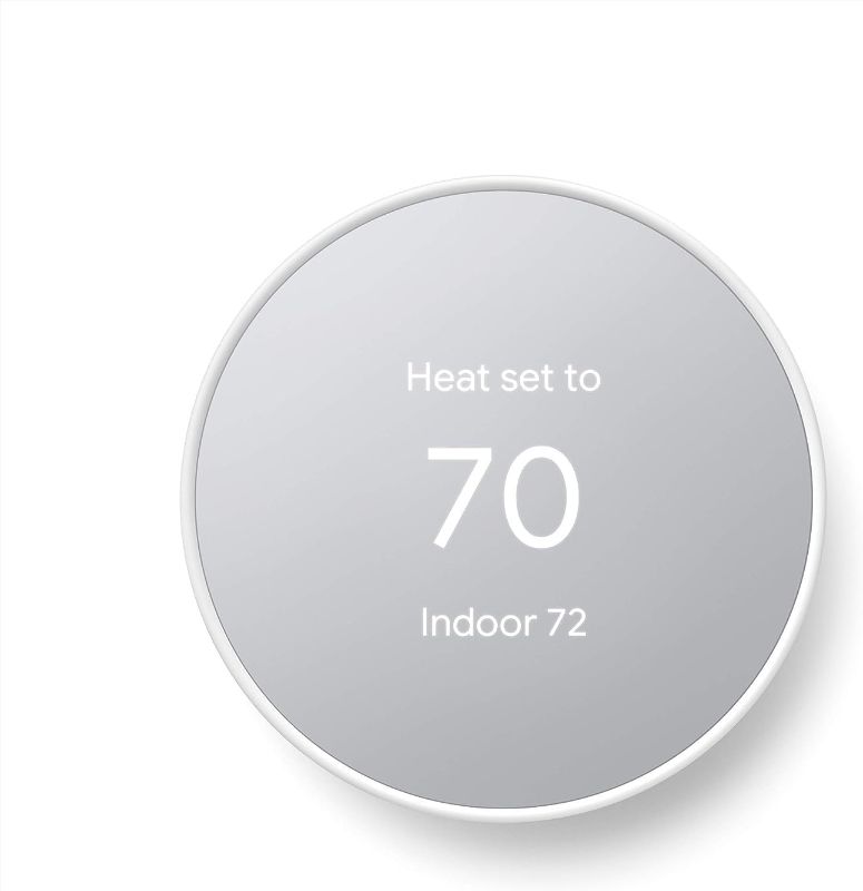 Photo 1 of Google Nest Thermostat - Smart Thermostat for Home - Programmable Wifi Thermostat - 