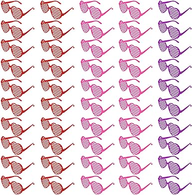 Photo 1 of Jerify 50 Pair Heart Sunglasses Valentines Day for Kids Heart Shaped Sunglasses Valentine Party Favors for Boys Girls Heart Party Favors for Adults Valentines Day Gift