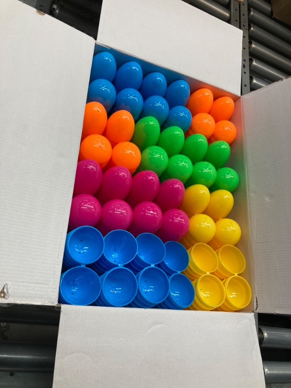 Photo 1 of JOYIN 264 PCS 3.15" Plastic Easter Eggs, Empty Easter Eggs Fillable, Colorful Bright Plastic Eggs Bulks for Easter Hunt, Filling Treats, Party Favor, Easter Basket Stuffers, Classroom Prize Supplies