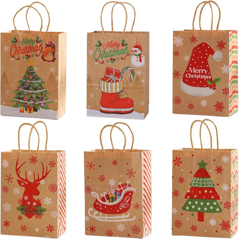 Photo 1 of  Small Christmas Gift Bags With Handles,