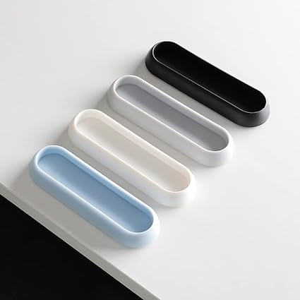 Photo 1 of (Pic is A reference ) 4Pcs 4.25" Self-Stick Instant Cabinet Handle Pulls,Adhesive Sliding Door Handle Stick Knob Drill Free for Bedside Table Refrigerator Drawer Sliding Door Cupboard Window
