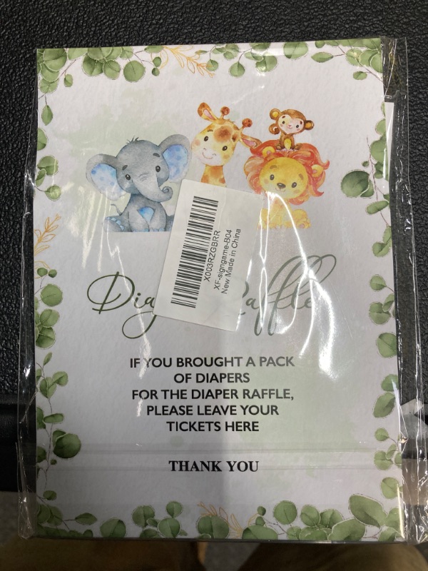 Photo 3 of ( Example Pic) Diaper Raffle Sign,Diaper Raffle