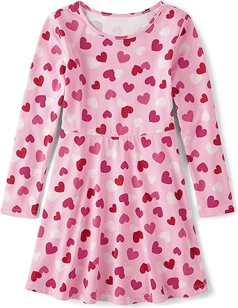 Photo 1 of   example photo Girls' Long Sleeve Dress 7-8T 3XL