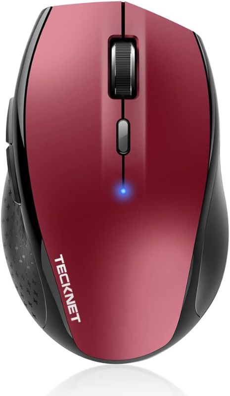 Photo 1 of TECKNET Bluetooth Mouse, 3200 DPI Wireless Mouse, 2-Year Battery Computer Mouse 6 Adjustable DPI, 6 Buttons Compatible with Laptop/Windows/Computer