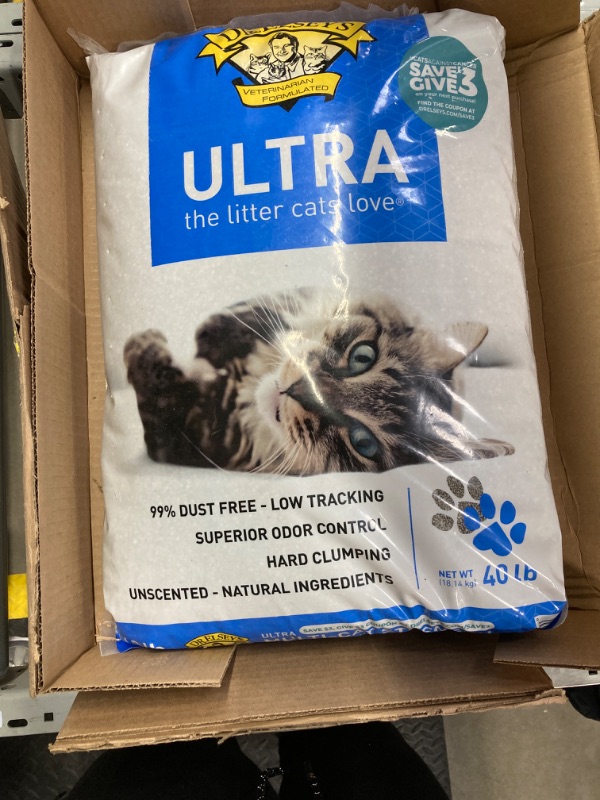 Photo 2 of Dr. Elsey's Premium Clumping Cat Litter Ultra Uncented | 99.9% Dust-Free, Low Tracking, Hard Clumping, Superior Odor Control & Natural Ingredients, 40 Pound (Pack of 1)