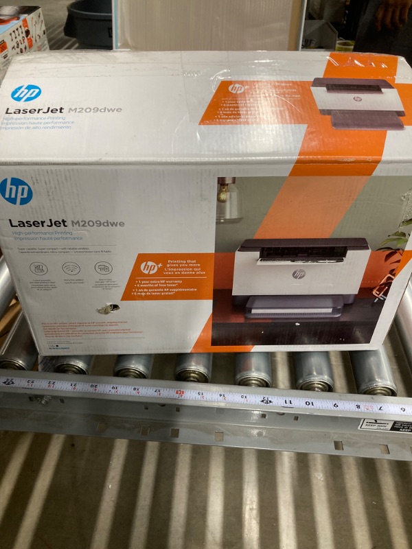 Photo 1 of HP LaserJet M209dwe Wireless Black & White Printer with HP+ and 6 Months Free-cartridges (6GW62E)