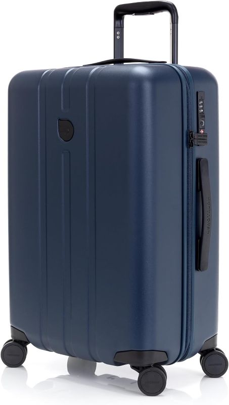 Photo 1 of Airline Approved Carry On Luggage - Lightweight Hard Shell Suitcase with Spinner Wheels, TSA Lock - Carry-On 23" Blue
