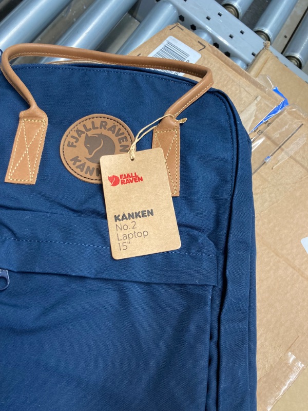 Photo 5 of Fjällräven Kånken Unisex No. 2 Laptop 15 Navy One Size One Size