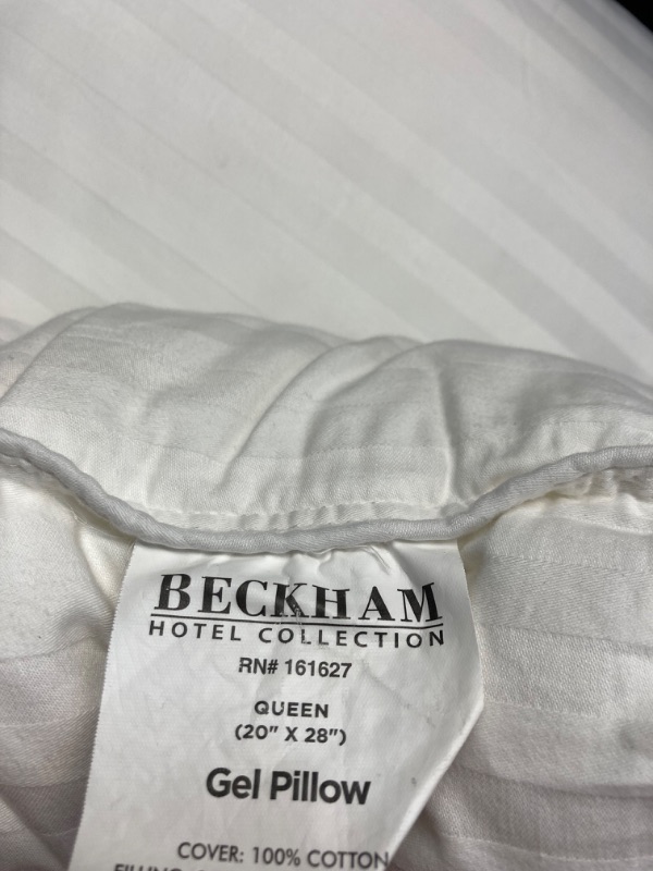 Photo 5 of Beckham Hotel Collection Bed Pillows Standard / Queen Size Set of 2 - Down Alternative Bedding Gel Cooling Pillow for Back, Stomach or Side Sleepers