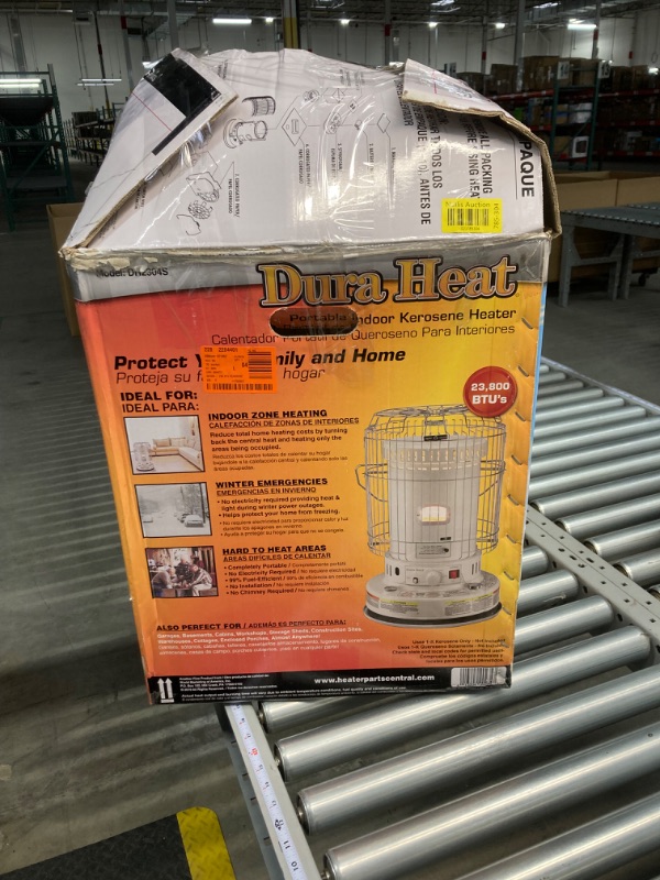 Photo 4 of Duraheat 23,800 BTU Indoor Kerosene Portable Heater