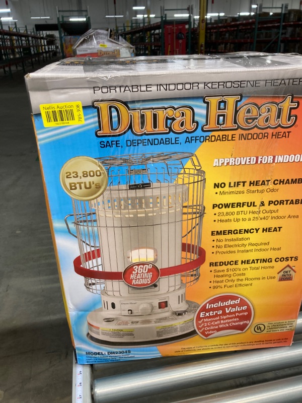 Photo 5 of Duraheat 23,800 BTU Indoor Kerosene Portable Heater