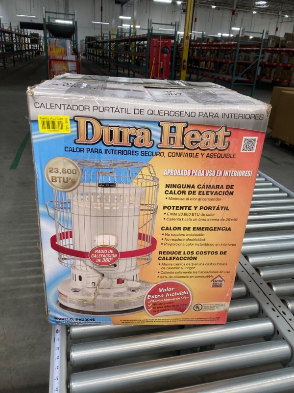 Photo 5 of Duraheat 23,800 BTU Indoor Kerosene Portable Heater