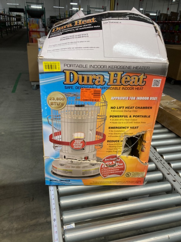 Photo 5 of Duraheat 23,800 BTU Indoor Kerosene Portable Heater