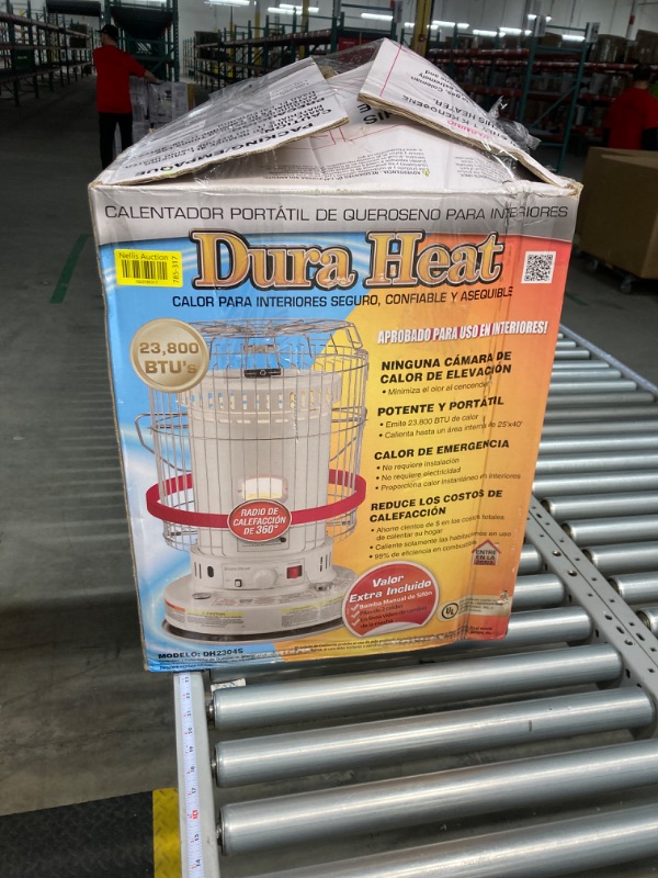 Photo 4 of Duraheat 23,800 BTU Indoor Kerosene Portable Heater