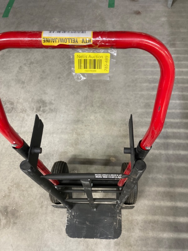 Photo 6 of 800 lbs. Capacity 2-in-1 Convertible Hand Truck
