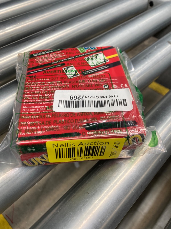 Photo 1 of Mattel Uno Card Game, Original