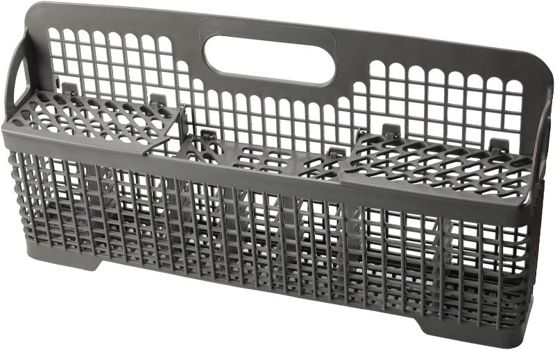 Photo 1 of AMI PARTS Universal 8531233 WP8562043 Dishwasher Silverware Basket Replacement Compatible with Whirlpool Kitchen-aid Dishwasher Utensil Rack Basket