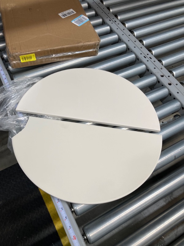 Photo 1 of 15" Half Moon Pizza Stone convEGGtor, Heavy Duty Ceramic Heat Deflector Plates Pizza and Baking Stone for Oven and Grill https://a.co/d/bjZBldp