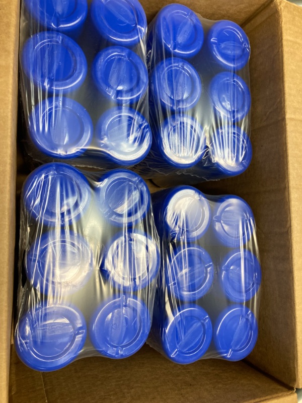 Photo 1 of 50 Strong Bulk Water Bottles | 24 Pack Sports Bottle | 22 oz. BPA-Free Easy Open with Pull Top Cap | Made in USA | Reusable Plastic Water Bottles for Adults & Kids | Top Rack Dishwasher Safe https://a.co/d/7ba902z