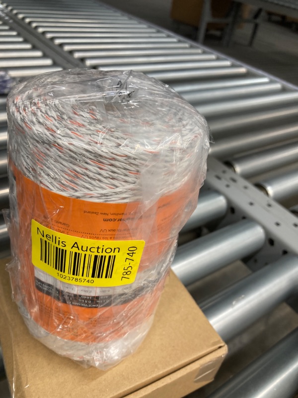 Photo 3 of Gallagher Electric Fence Turbo Wire | 9 Mixed Metal Strands for 40x More Conductivity and Extreme Power | Ideal for Long Portable Fences | UV, Rust Resistant | 3/32" Diameter Turbowire | 656 Foot https://a.co/d/165Nm40