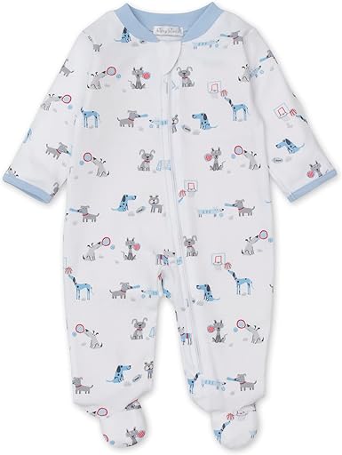 Photo 1 of Kissy Kissy Baby-Boys Infant Sporty Pups Print Footie With Zipper