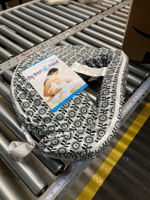 Photo 1 of My Brest Friend Original Nursing Pillow Enhanced Ergonomics Essential Breastfeeding Pillow Support For Mom & Baby W/ Convenient Side Pocket, Double Straps & slipcover, Midnight Poppy https://a.co/d/ejhonKA