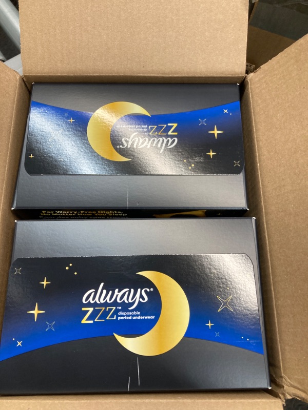 Photo 3 of Always ZZZ Period Underwear - L/XL - 7ct