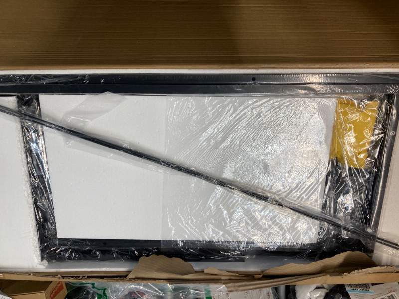 Photo 1 of L Shaped Desk with Power Outlets & LED Strips, L Shaped Computer Desk with Drawers, Gaming Computer Desk with Monitor Stands Home Office Desk with CPU Stand, Easy to Assemble, Black