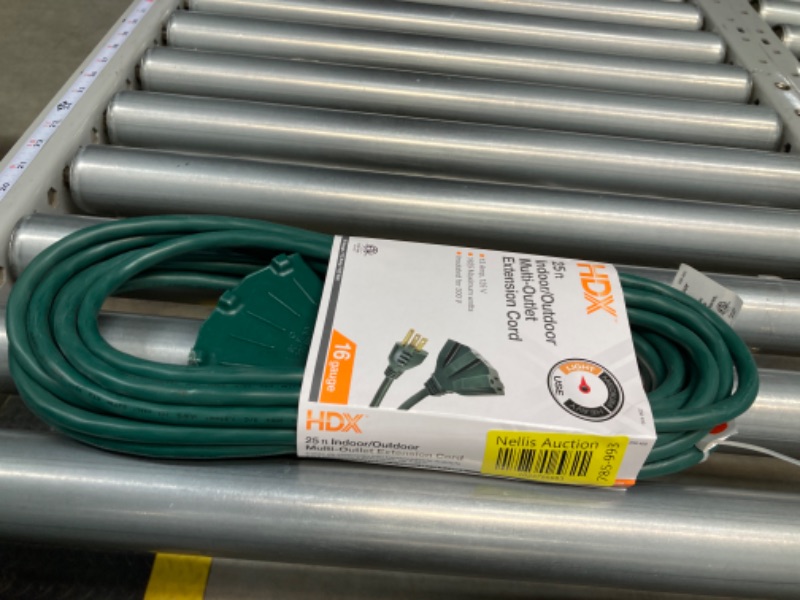 Photo 2 of 25 foot extension cord, indoor/outdoor